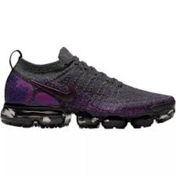 Nike Other - Nike Air Vapormax Flyknit 2 Black Night Purple